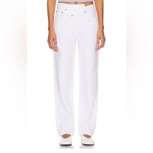 AGOLDE criss cross straight jeans